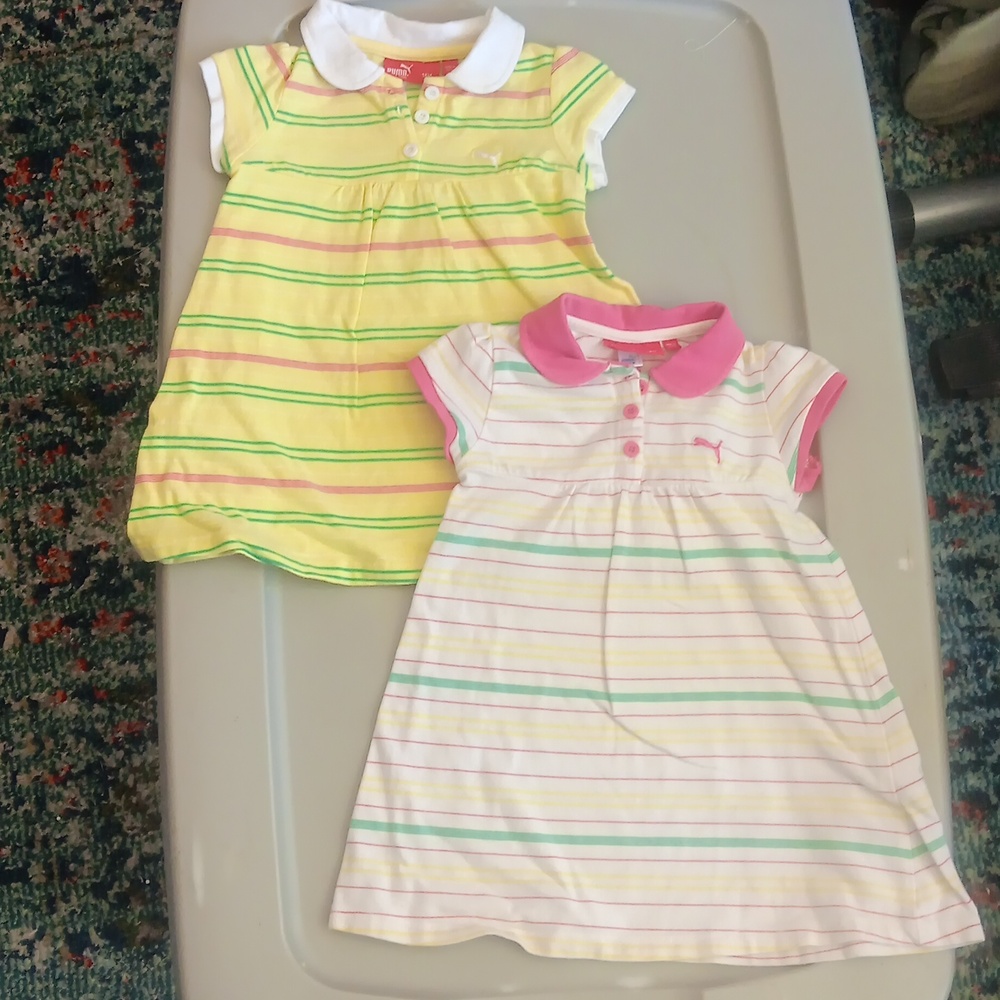 Lot of 2 coordinating Puma dresses